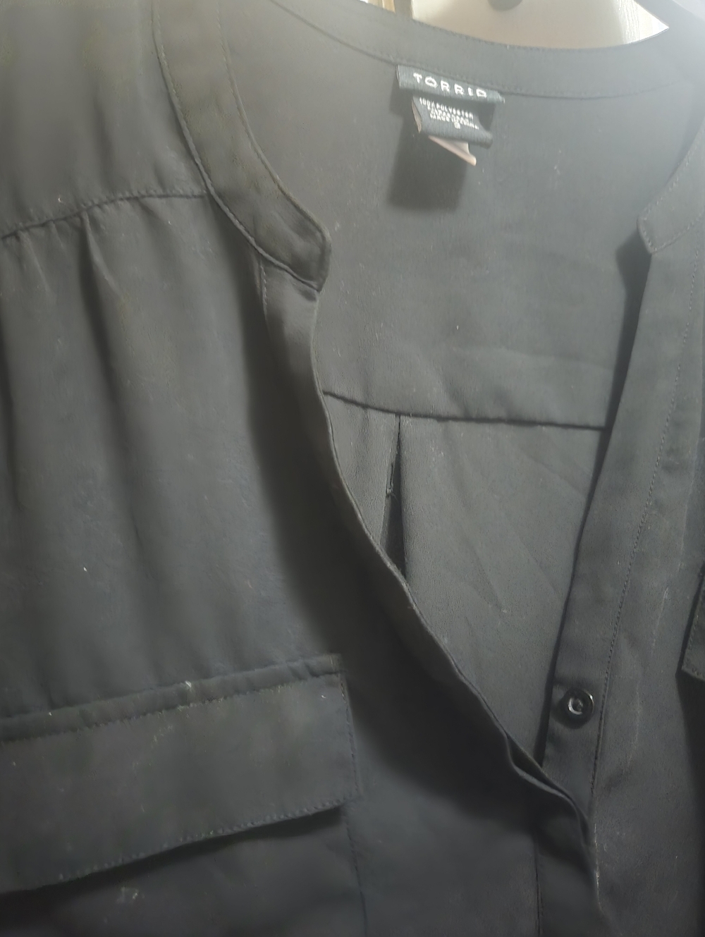 torrid Black Lightweight Open-Front Shirt Jacket